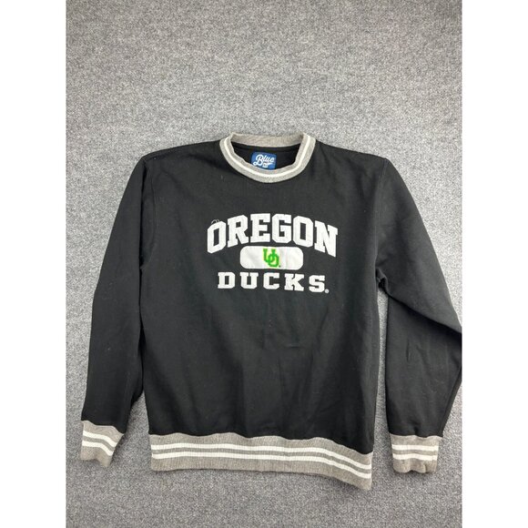 Blue 84 Other - Blue 84 Oregon Ducks Sweater Large Black Embroidered Logo Pullover Football